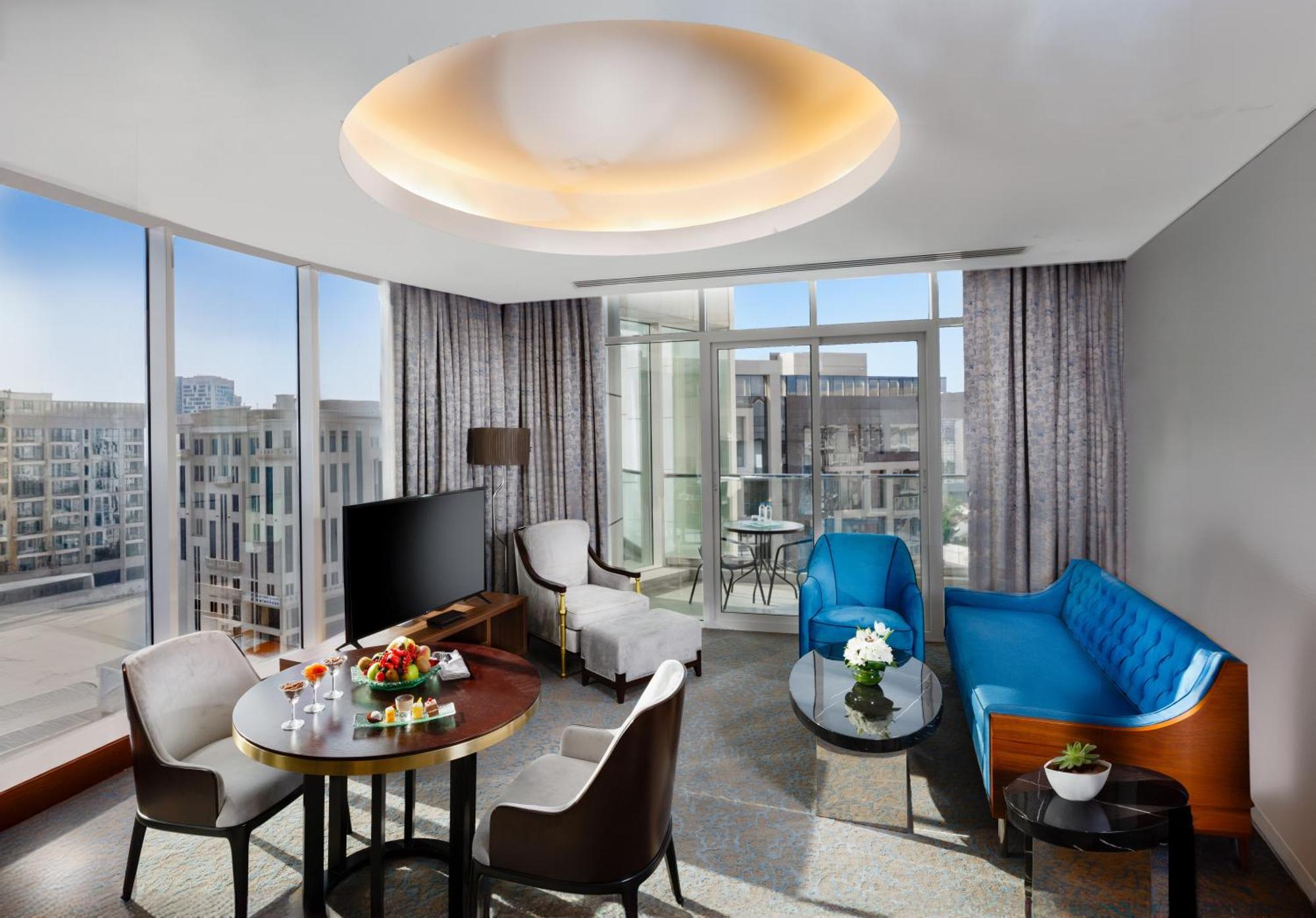 Millennium Place ドーハ エクステリア 写真 A suite at the hotel